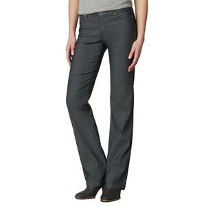 prAna Jada Jean Women's Size 10 Mid-Rise Stretch Gray Denim Organic Cotton‎